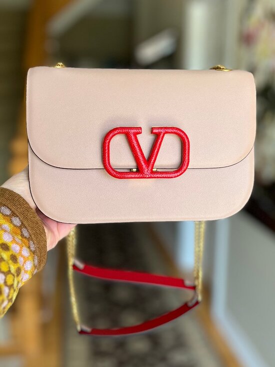 Valentino Garavani Handbags - Valentino Garavani Small VLOCK Chain Shoulder Bag - Authentic
